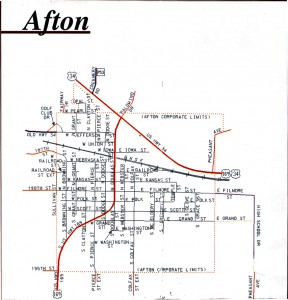 Afton map